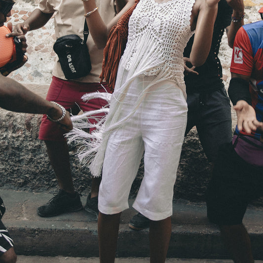THE LINEN CAPRI